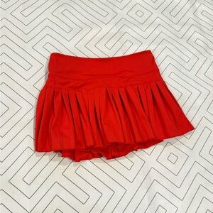Goldhinge Red Athletic Skort